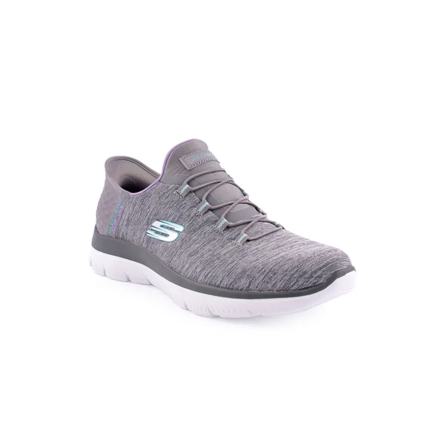 Sapatilha SKECHERS Heathered Mesh Bungee