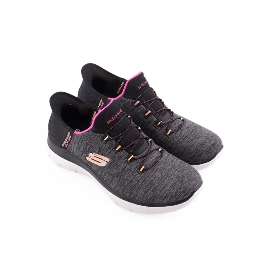 Sapatilha SKECHERS Heathered Mesh Bungee